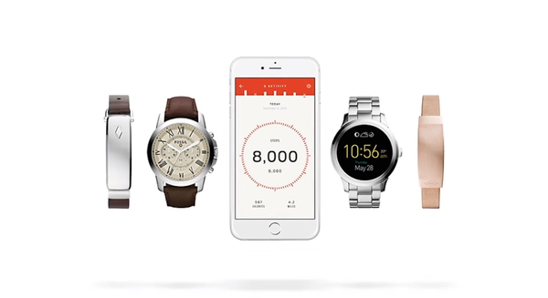 myfitnesspal fossil watch